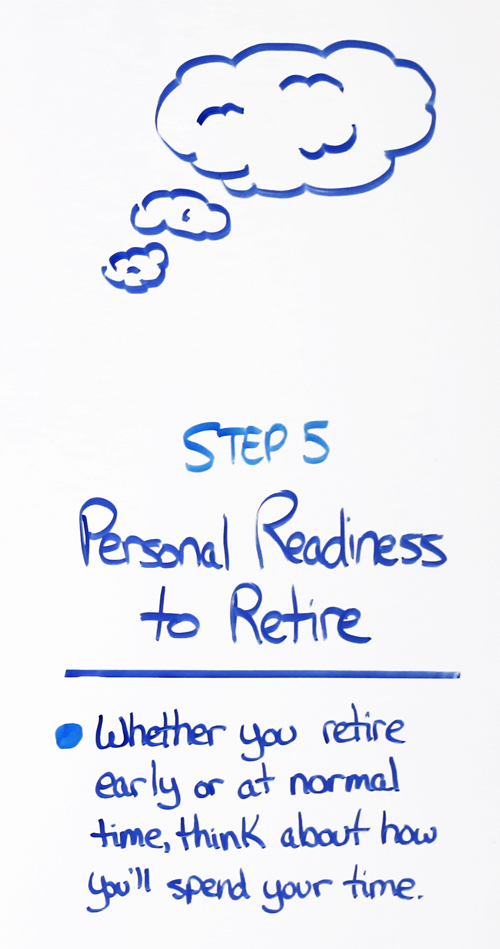 Personal Readiness to Retire