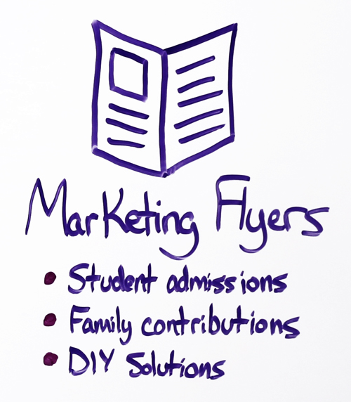 markting flyersfor college planning